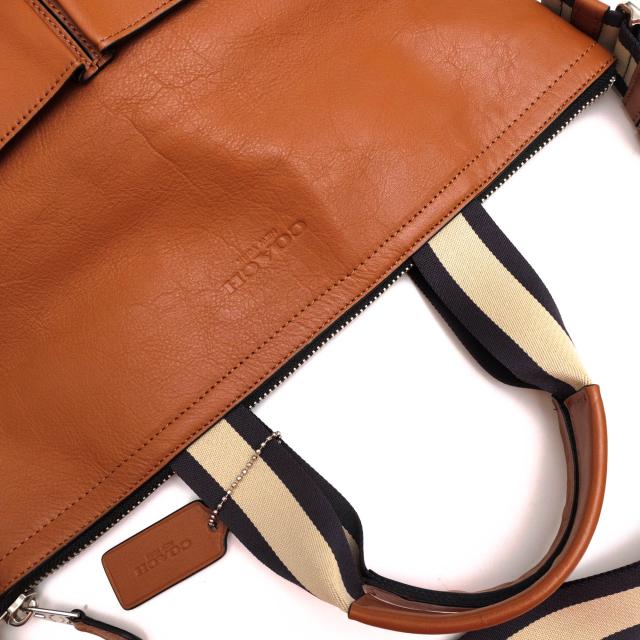 ○コーチ COACH 牛革 トートバッグ F71722 FOLDOVER TOTE IN SMOOTH