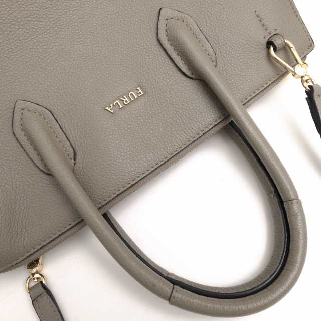 ○フルラ FURLA 牛革 トートバッグ PIN S SATCHEL ピン 2WAY ショルダーバッグ シボ革 シュリンクレザー レディース 【中古】  中古の通販はau PAY マーケット - ブランディング | au PAY マーケット－通販サイト