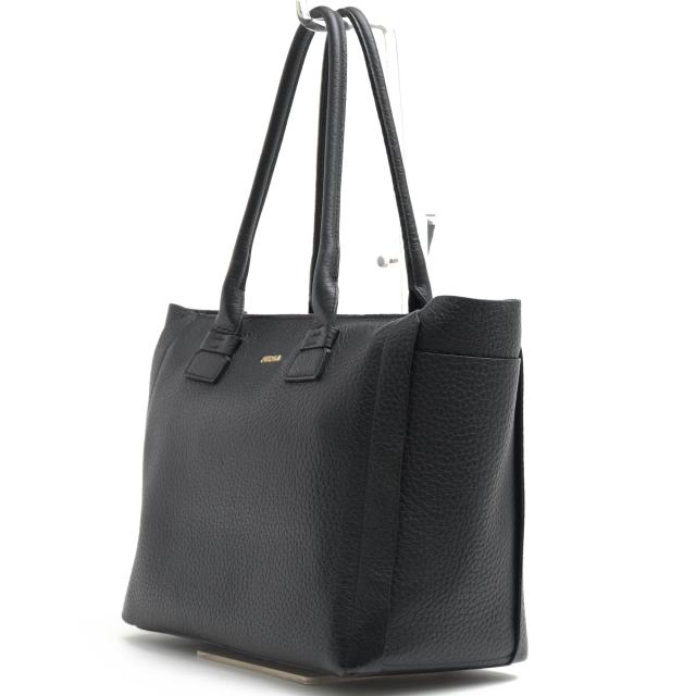 ○フルラ FURLA 牛革 トートバッグ CAPRICCIO TOTE カプリッチョ シボ革 シュリンクレザー レディース 【中古】 中古_3