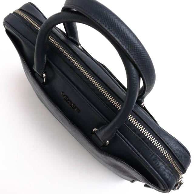 ○コーチ COACH クロスグレインレザー 牛革 ビジネスバッグ F72974