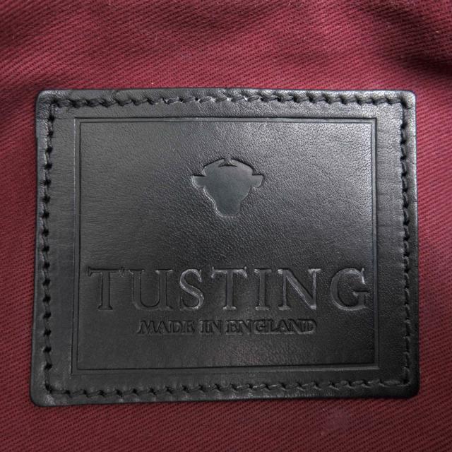 ○タスティング TUSTING Shoe Leather シューレザー 牛革 ビジネスバッグ Hargrave Brief ナチュラルワックス仕上げ 2WAY ショルダ 中古_8