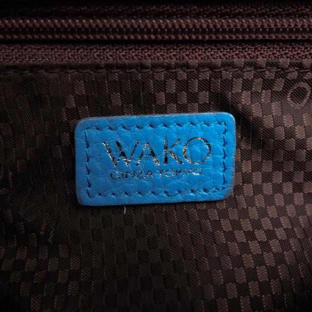 ○和光 WAKO 一部牛革 ショルダーバッグ モノグラム柄 レディース 【中古】 中古 ○和光 WAKO 一部牛革 ショルダーバッグ モノグラム柄 レディース