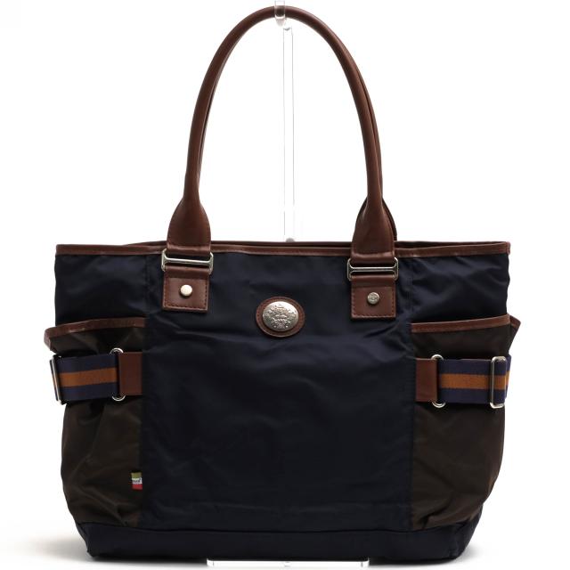 ○オロビアンコ orobianco コレクターズ別注 伊リモンタ社ナイロン 牛革 トートバッグ GRYDA-3C 肩掛け ワンショルダーバッグ メン 中古