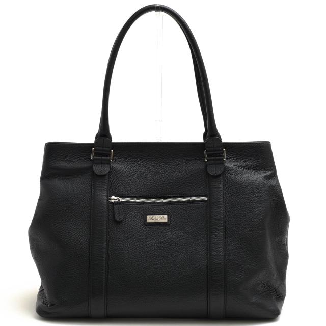 ○アンドレアロッシ Andrea Rossi デュプイ社アルチェレザー 牛革 カーフ トートバッグ AL20101 Alce アルチェ シボ革 シュリンク  中古