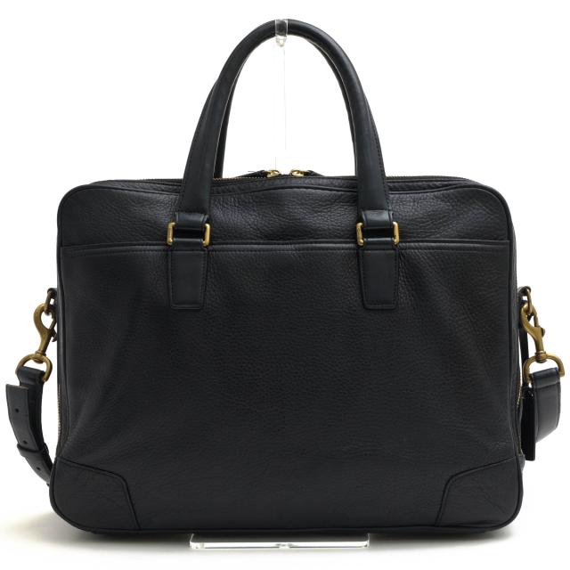 ○コーチ COACH イタリア産 チェルボレザー 牛革 ビジネスバッグ 70478 Crosby Leather Commuter クロスビー レザー コミューター 中古