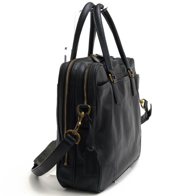 ○コーチ COACH イタリア産 チェルボレザー 牛革 ビジネスバッグ 70478 Crosby Leather Commuter クロスビー レザー コミューター 中古