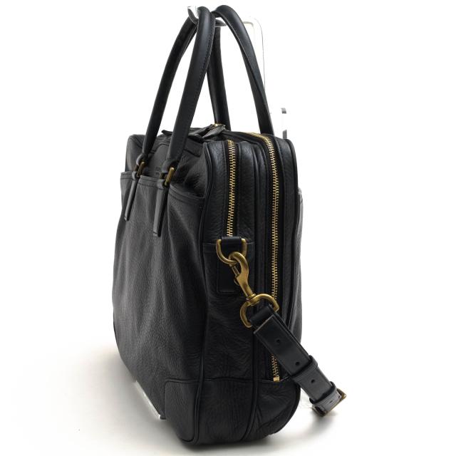 ○コーチ COACH イタリア産 チェルボレザー 牛革 ビジネスバッグ 70478 Crosby Leather Commuter クロスビー レザー コミューター 中古