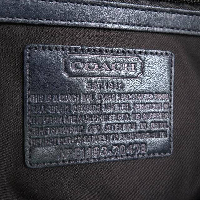 ○コーチ COACH イタリア産 チェルボレザー 牛革 ビジネスバッグ 70478 Crosby Leather Commuter クロスビー レザー コミューター 中古