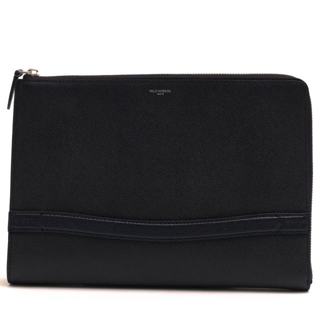 ○ペッレモルビダ PELLE MORBIDA CONCERIA NUOVA OVERLORD S.P.A.社製セミアニリンレザー 牛革 セカンドバッグ/クラッチバッグ PMO 中古