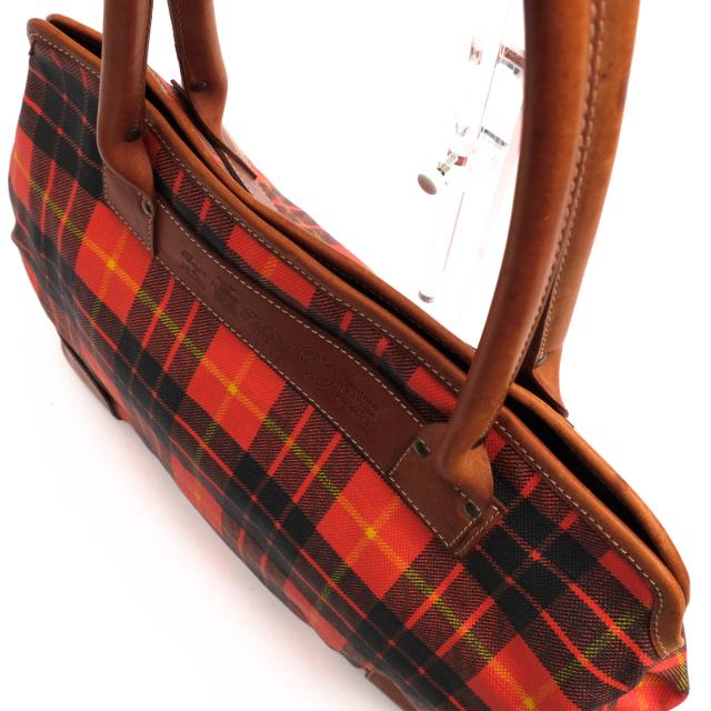 ○フェリージ Felisi スコティッシュキャンバス トートバッグ 12-33