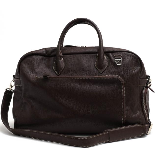 ○デスティニーズディメンション DESTINY'S DIMENSION ヨーロッパ産カウハイド シボ牛革 ボストンバッグ Carmel カーメル 2WAY シ 中古
