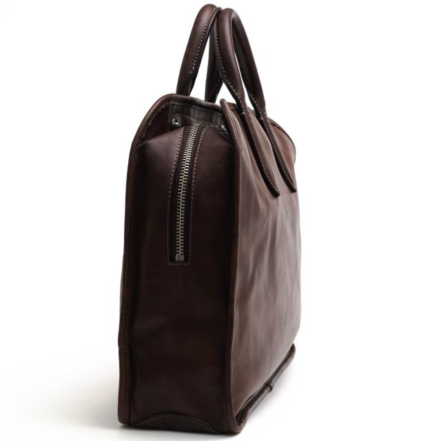 ○アニアリ aniary アイディアルヌメレザー 牛革 ビジネスバッグ ANS100 ヌメレザー ブリーフバッグ 迷彩・カモフラージュ柄 シボ  中古の通販は