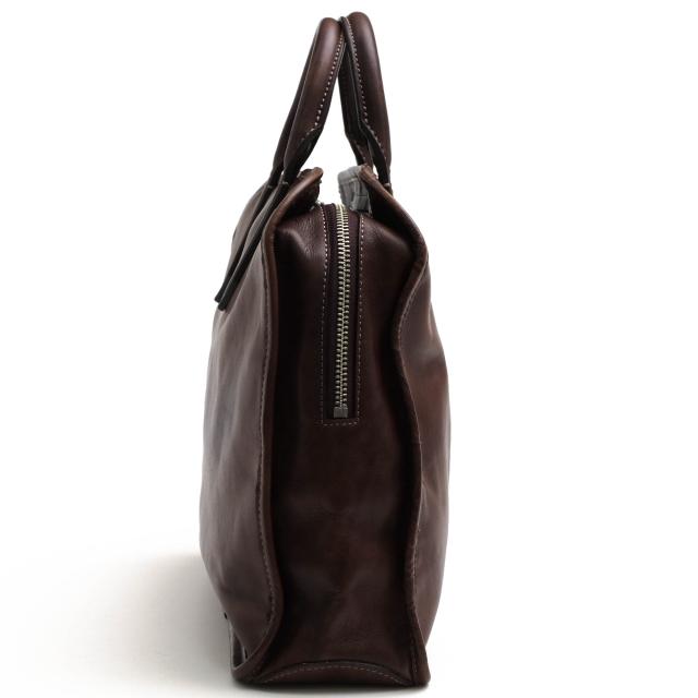 ○アニアリ aniary アイディアルヌメレザー 牛革 ビジネスバッグ ANS100 ヌメレザー ブリーフバッグ 迷彩・カモフラージュ柄 シボ  中古の通販は