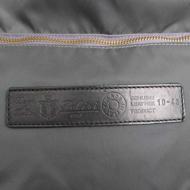 ○フェリージ Felisi 伊リモンタ社ナイロン バケッタレザー 牛革 リュック 10-43 デイパック メンズ 【中古】 中古の通販は