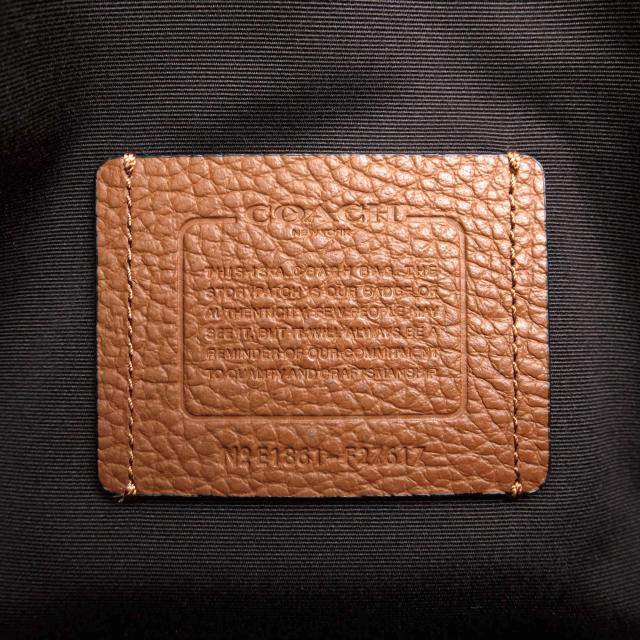 ○コーチ COACH ペブルドレザー 牛革 ビジネスバッグ F27617 Hamilton Day Brief ハミルトン デイ ブリーフ A4サイズ収納可 2WAY 中古_8