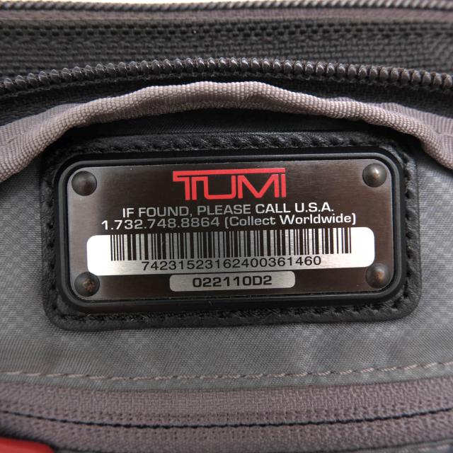 ○トゥミ TUMI バリスティックナイロン ナパレザー 牛革 ショルダーバッグ 022110D2 POCKET BAG SMALL ショルダーポーチ メンズ 【 中古_7