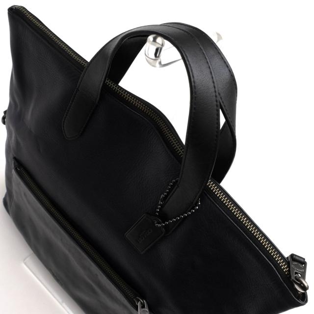 COACH マンハッタン フォルドオーバー トート スポーツ カーフ レザー