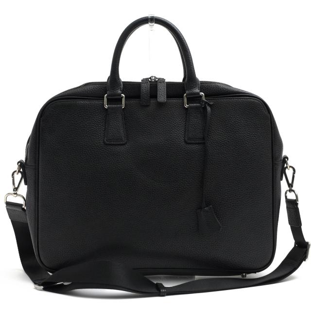 ○伊勢丹メンズ ISETAN MEN'S 牛革 ビジネスバッグ MI-43-4513 シボ革 シュリンクレザー メンズ 【中古】 中古