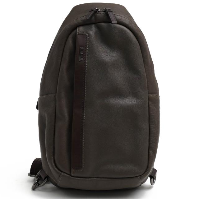 ○トゥミ TUMI Centroコレクション グレインレザー 牛革 ショルダーバッグ 68618STM Centro Murano Sling ムラーノ スリングバッグ 中古