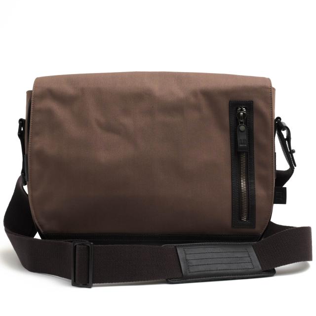 ○ダンヒル Dunhill コットンキャンバス 牛革 ショルダーバッグ L3G469B L3F361A dunhill HEIST CANVAS ヘイスト フラップ式 メッ  中古の通販は 24,150円