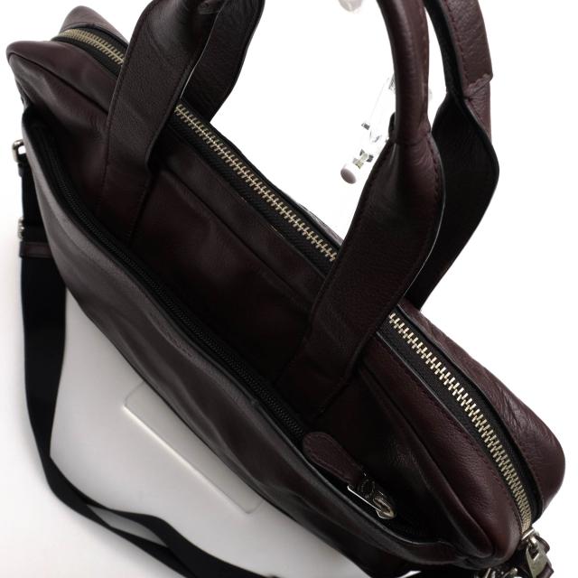 ○コーチ COACH スムースレザー 牛革 ビジネスバッグ F54801 Hamilton