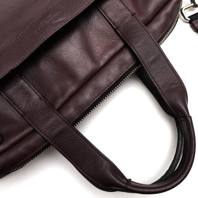 ○コーチ COACH スムースレザー 牛革 ビジネスバッグ F54801 Hamilton