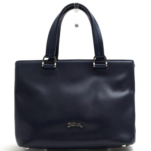 ○ロンシャン Longchamp スプリットカウハイド 牛革 ハンドバッグ HONORE オノレ404 レディース 【中古】 中古
