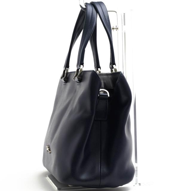 ○ロンシャン Longchamp スプリットカウハイド 牛革 ハンドバッグ HONORE オノレ404 レディース 【中古】 中古_3