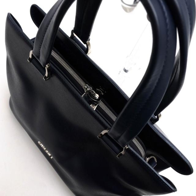 ○ロンシャン Longchamp スプリットカウハイド 牛革 ハンドバッグ HONORE オノレ404 レディース 【中古】 中古_4