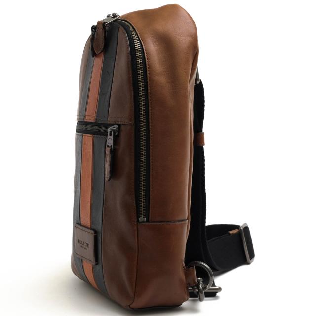 ○コーチ COACH スポーツカーフレザー 牛革 ショルダーバッグ 54206 Modern Varsity Campus Pack モダン ヴァーシティー キャンパ 中古_3