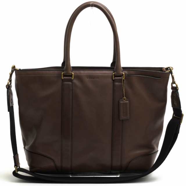 ○コーチ COACH 牛革 カーフ トートバッグ 70600 Bleecker Legacy Business Tote ブリーカー レガシー ビジネストート 2WAY ショル 中古