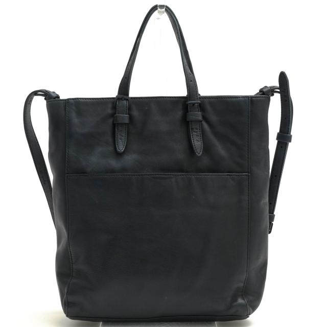 ○アニエスベー agnes b. 牛革 カウレザー トートバッグ MS03B-01 2WAY 
