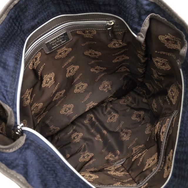 ○オロビアンコ orobianco 伊リモンタ社ナイロン 牛革 トートバッグ FASTA-G オロクラン OROKLANチェック 肩掛け ワンショルダーバ 中古 ○オロビアンコ orobianco 伊リモンタ社ナイロン 牛革 トートバッグ