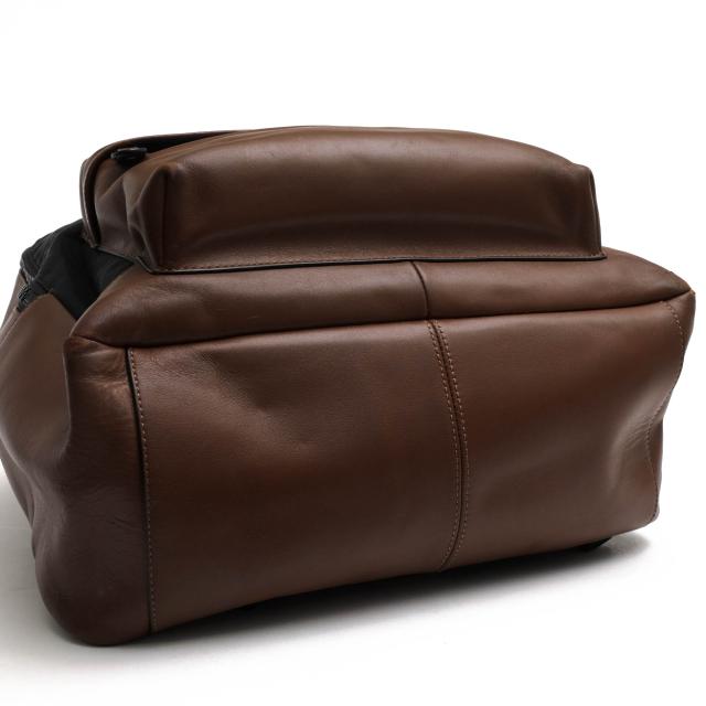 ○コーチ COACH 牛革 リュック F59321 Charles Backpack In Nylon チャールズ バックパック COACHロゴ ノートPC収納可 デイパック  中古の通販は