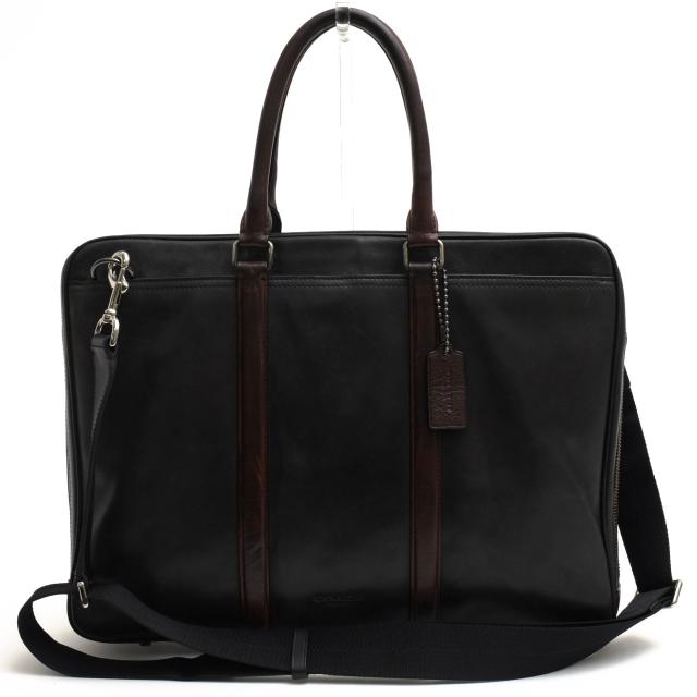 ○コーチ COACH スポーツカーフ 牛革 ビジネスバッグ 72053 Metropolitan Brief in Sport Calf メトロポリタン スポーツカーフ 2WA 中古の通販は