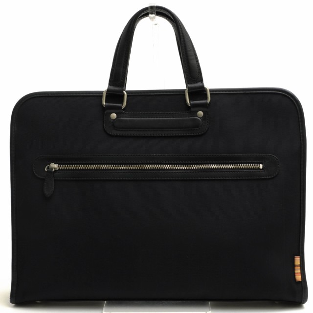 ○ポールスミス Paul Smith 一部牛革 ビジネスバッグ PSG550 シャドーストライプ 定番 メンズ 【中古】 中古の通販は