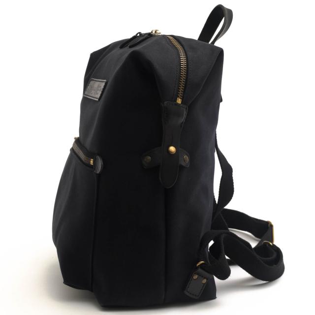 ○フェリージ Felisi コットンキャンバス カーフ 牛革 リュック 16/15/AM＋TX A4サイズ収納可 ユニセックス 男女兼用 デイパック   中古