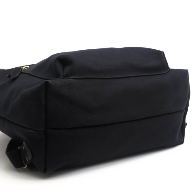 ○フェリージ Felisi コットンキャンバス カーフ 牛革 リュック 16/15/AM＋TX A4サイズ収納可 ユニセックス 男女兼用 デイパック   中古