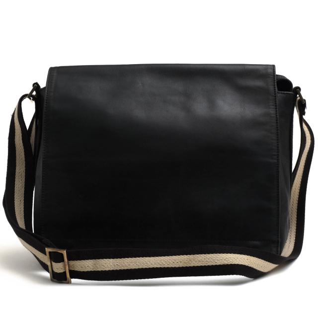 ○バリー BALLY TRAINSPOTTING トレインスポッティング 牛革 イタリアンカーフ ショルダーバッグ TADELLA フラップ式 メッセンジャ 中古