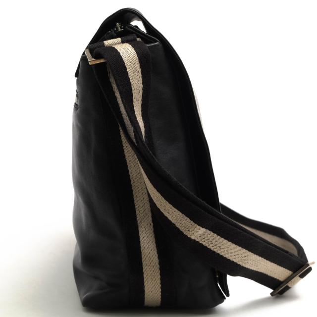 ○バリー BALLY TRAINSPOTTING トレインスポッティング 牛革 イタリアンカーフ ショルダーバッグ TADELLA フラップ式 メッセンジャ 中古_2