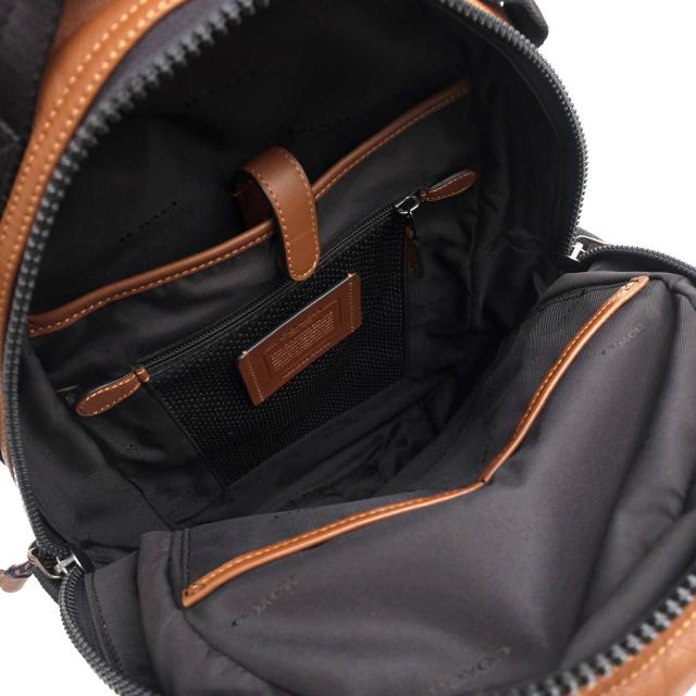 ○コーチ COACH ソフトグレインレザー 牛革 リュック 78830 Pacer Backpack With Coach Patch ペイサー コーチパッチ シボ革 シュ 中古_6