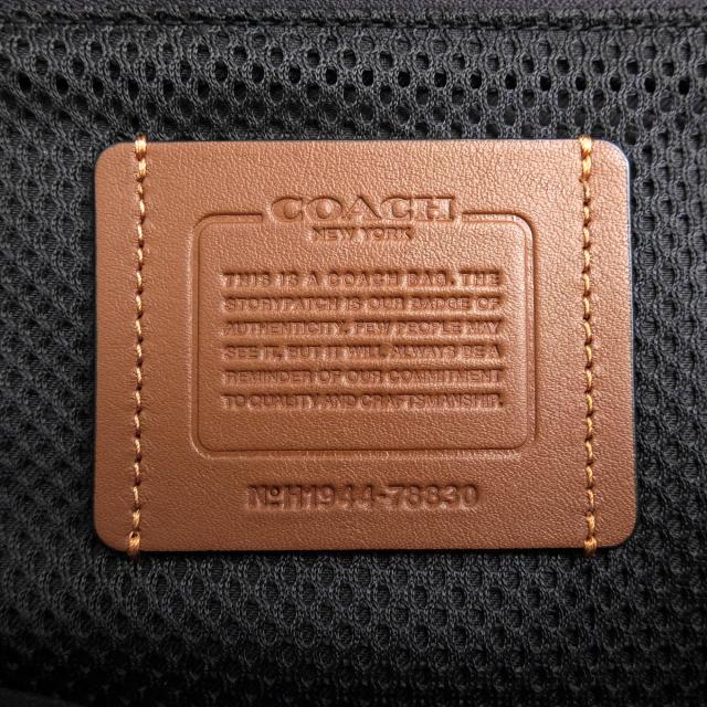 ○コーチ COACH ソフトグレインレザー 牛革 リュック 78830 Pacer Backpack With Coach Patch ペイサー コーチパッチ シボ革 シュ 中古_7