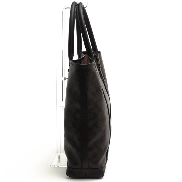 ○コーチ COACH コーテッド キャンバス トートバッグ 70874 ブリーカー シグネチャー トート X シグネチャー柄 肩掛け ワンショル 中古_2