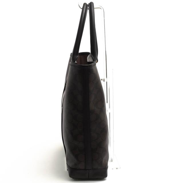 ○コーチ COACH コーテッド キャンバス トートバッグ 70874 ブリーカー シグネチャー トート X シグネチャー柄 肩掛け ワンショル 中古_3