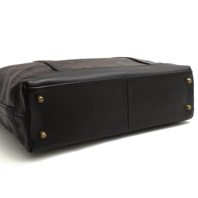 ○コーチ COACH コーテッド キャンバス トートバッグ 70874 ブリーカー シグネチャー トート X シグネチャー柄 肩掛け ワンショル 中古_5