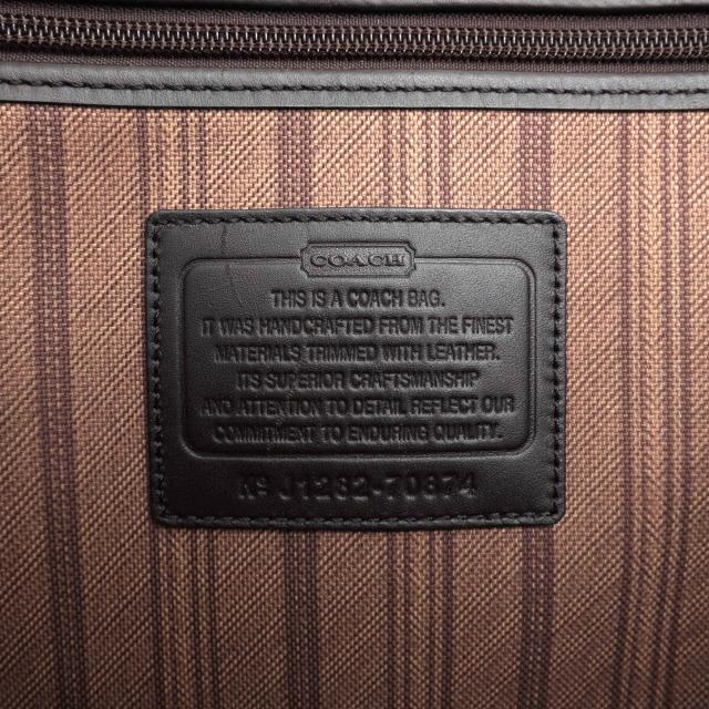 ○コーチ COACH コーテッド キャンバス トートバッグ 70874 ブリーカー シグネチャー トート X シグネチャー柄 肩掛け ワンショル 中古_8