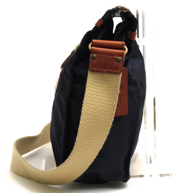 ○フェリージ Felisi リモンタナイロン バケッタレザー 牛革 ショルダーバッグ 14/5/DS メンズ 【中古】 中古