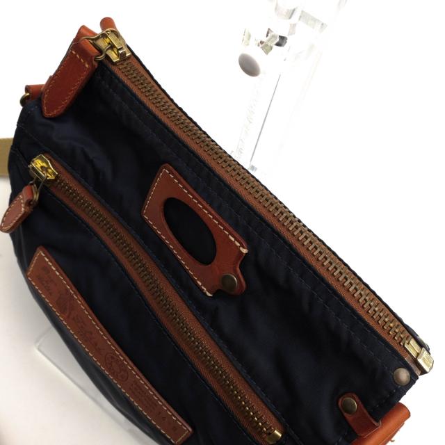 ○フェリージ Felisi リモンタナイロン バケッタレザー 牛革 ショルダーバッグ 14/5/DS メンズ 【中古】 中古