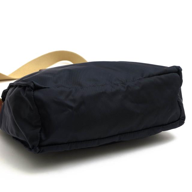 ○フェリージ Felisi リモンタナイロン バケッタレザー 牛革 ショルダーバッグ 14/5/DS メンズ 【中古】 中古