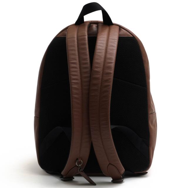 ○コーチ COACH 牛革 リュック F68995 Houston Backpack With Varsity Stripe ヒューストン ヴァーシティ ストライプ バックパック 中古_1